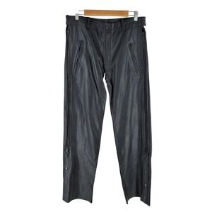 Unik 770 Mens Leather Motorcycle Overpants Full Zip Biker Pants 32x34